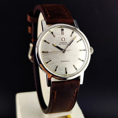 OMEGA Genéve Mosaic Linen Dial Silver 1969 [REF. 165.070]