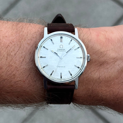 OMEGA Genéve Mosaic Linen Dial Silver 1969 [REF. 165.070]
