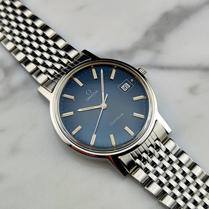 OMEGA Genéve Rare Blue Dial with Box [REF. 136.0099]
