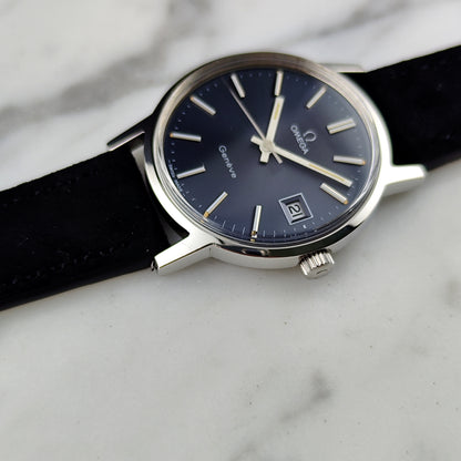 OMEGA Genéve Rare Blue/Grey Dial 1974 Serviced 06/2026 [REF. 136.0104]