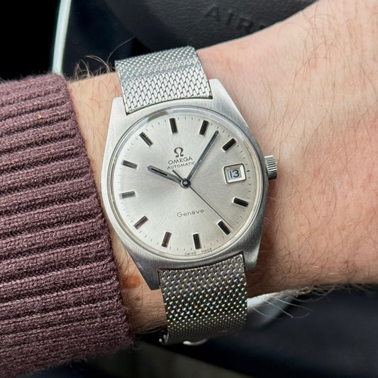 OMEGA Genéve Rare Config Steel Date 1969 [REF. 166.041]