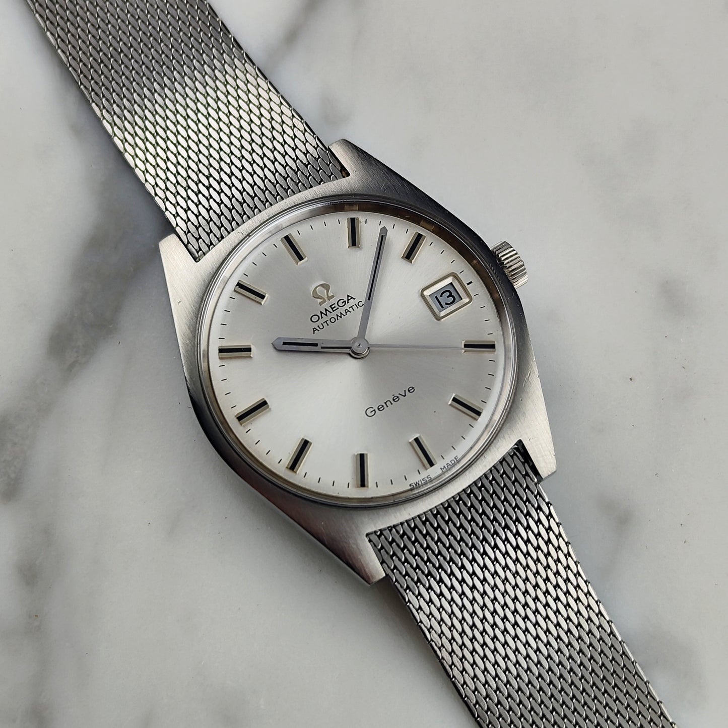 OMEGA Genéve Rare Config Steel Date 1969 [REF. 166.041]