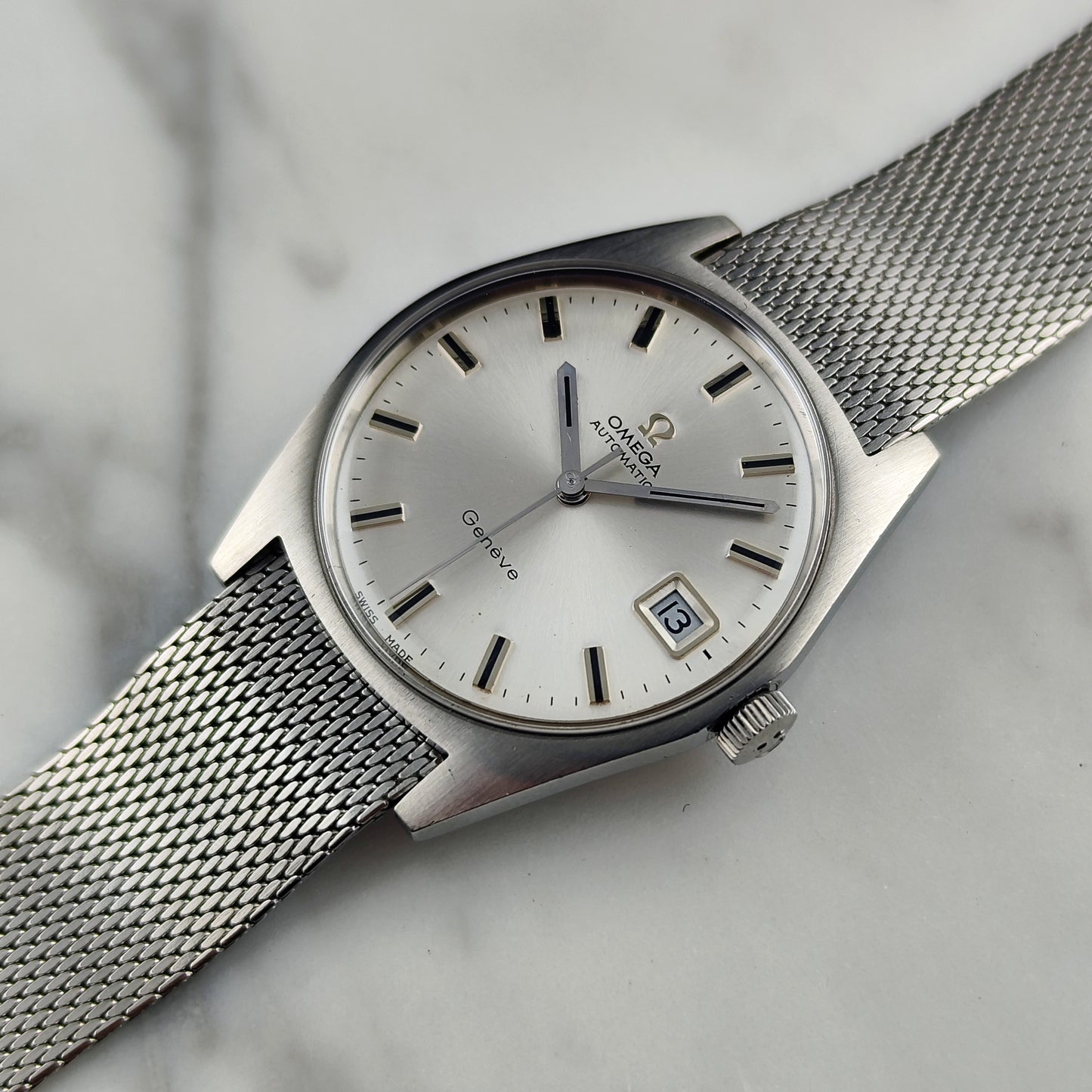 OMEGA Genéve Rare Config Steel Date 1969 [REF. 166.041]