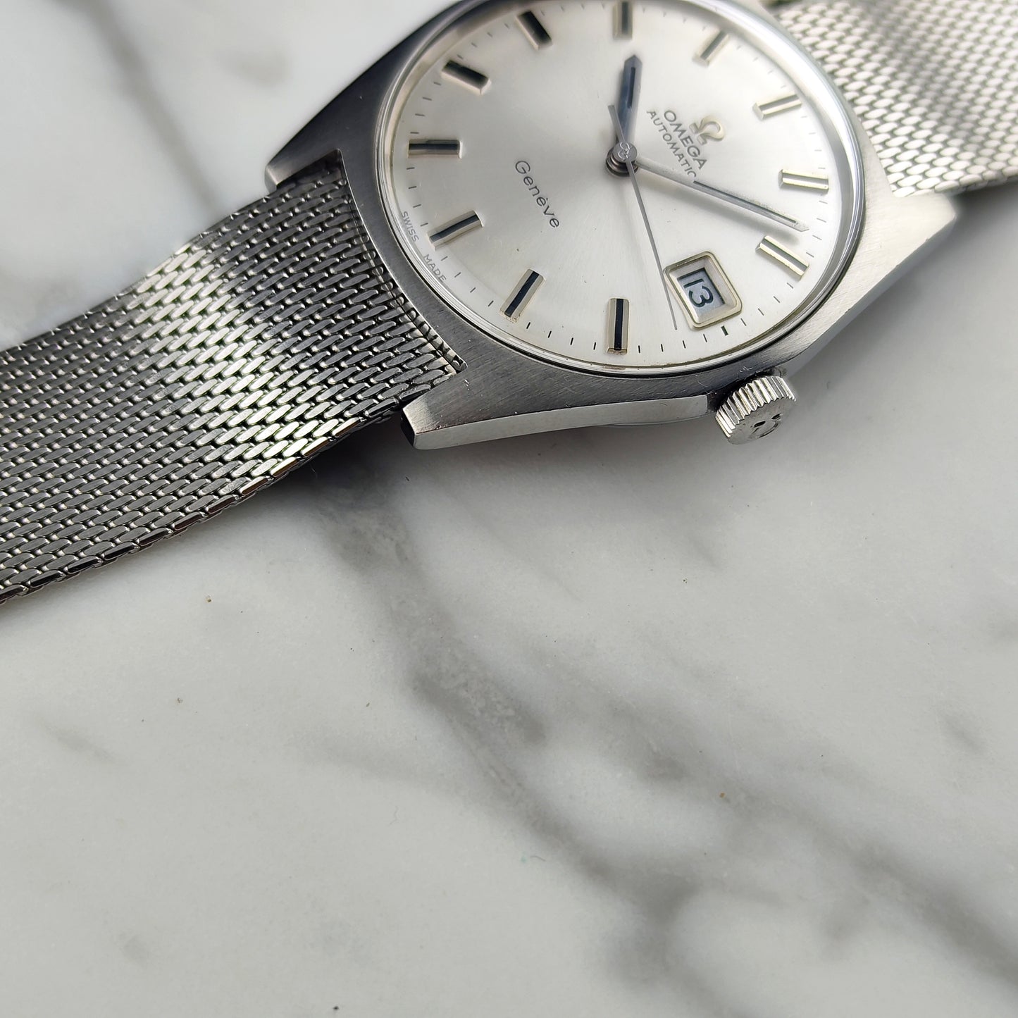 OMEGA Genéve Rare Config Steel Date 1969 [REF. 166.041]