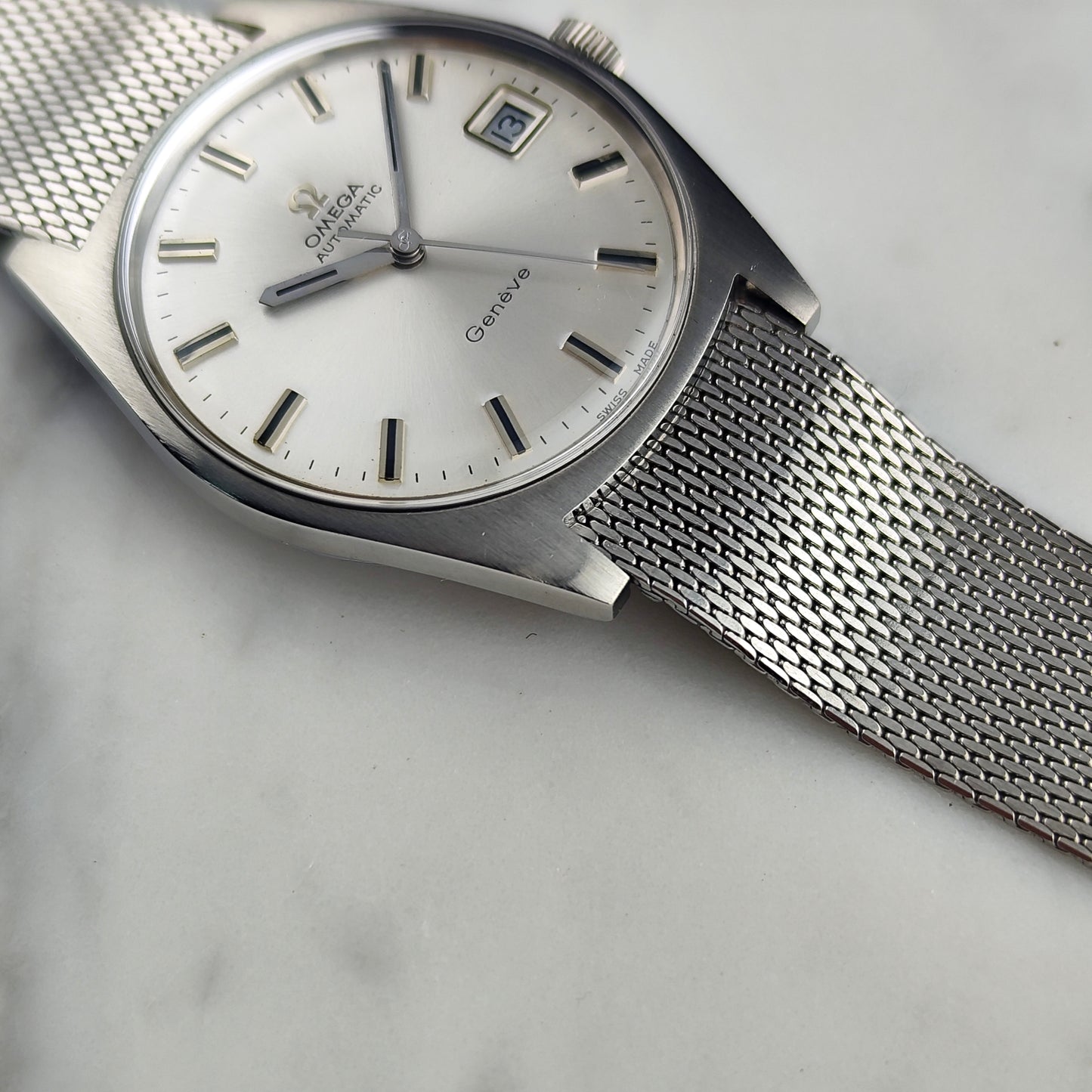OMEGA Genéve Rare Config Steel Date 1969 [REF. 166.041]