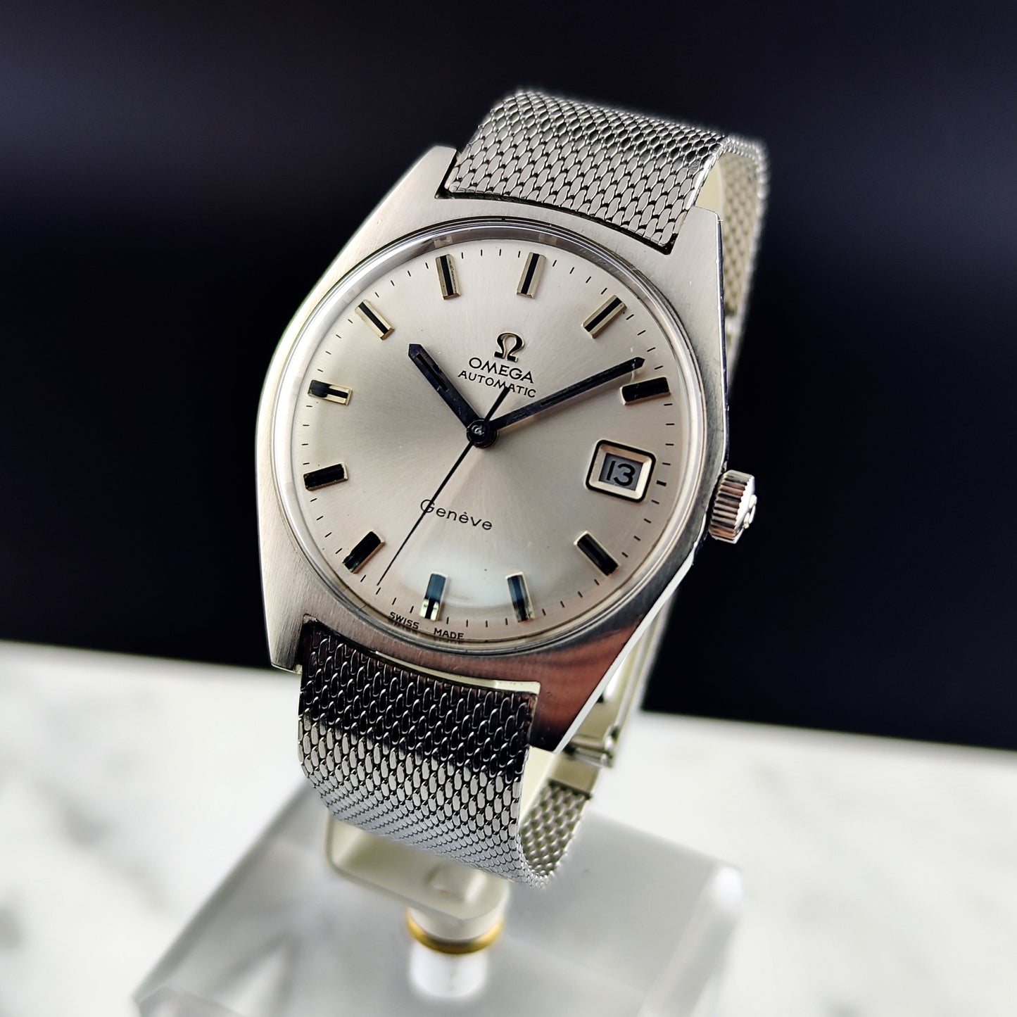 OMEGA Genéve Rare Config Steel Date 1969 [REF. 166.041]