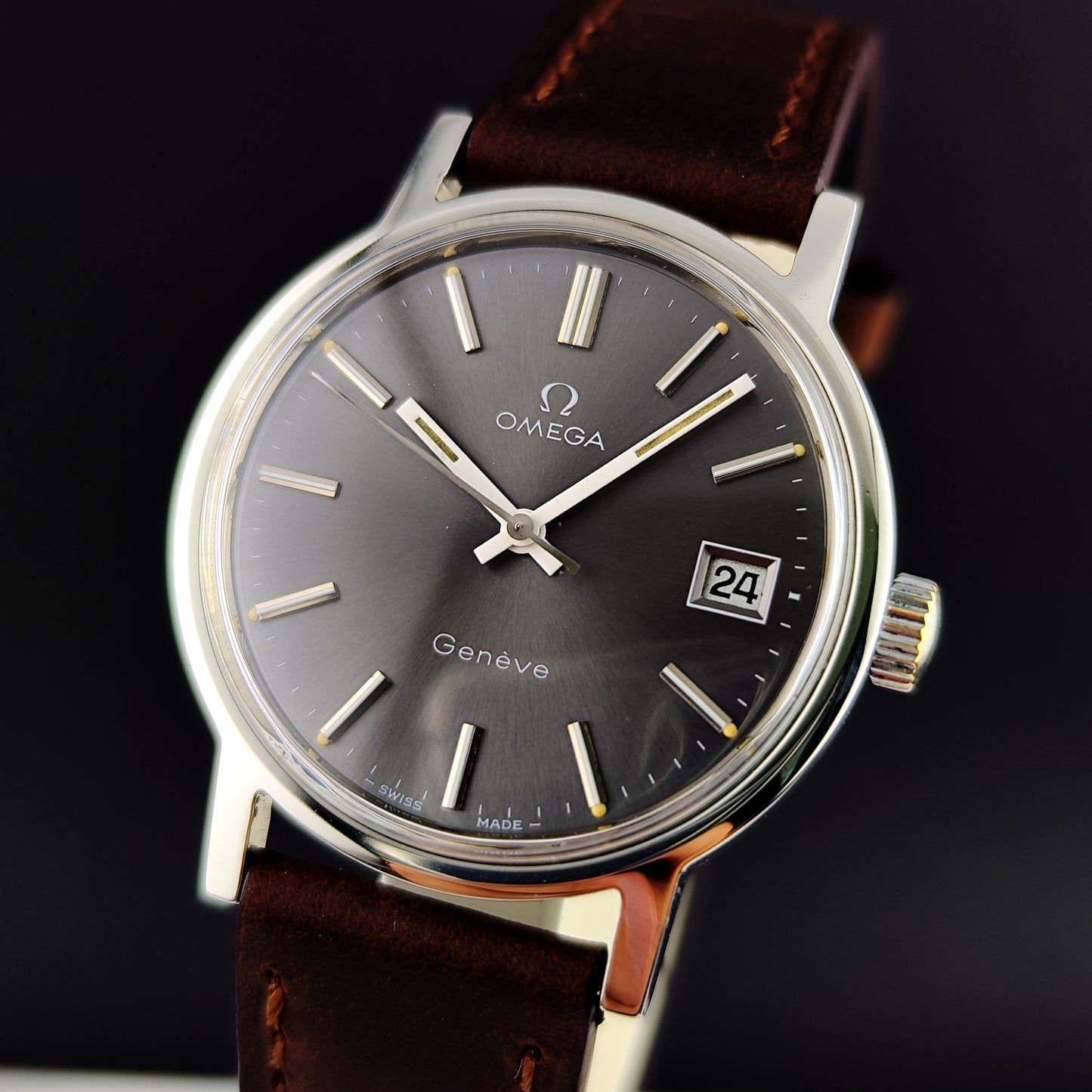 OMEGA Genéve Rare Grey Dial 1974 Serviced 07/2026 [REF. 136.0099]