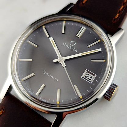 OMEGA Genéve Rare Grey Dial 1974 Serviced 07/2026 [REF. 136.0099]