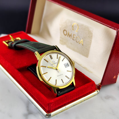 Omega Genéve Gold White Dial 1974 with Box [REF. 136.0104]