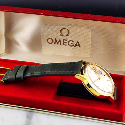 Omega Genéve Gold White Dial 1974 with Box [REF. 136.0104]