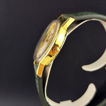 Omega Genéve Gold White Dial 1974 with Box [REF. 136.0104]