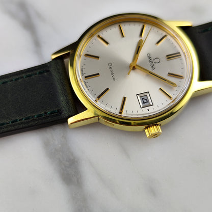 Omega Genéve Gold White Dial 1974 with Box [REF. 136.0104]