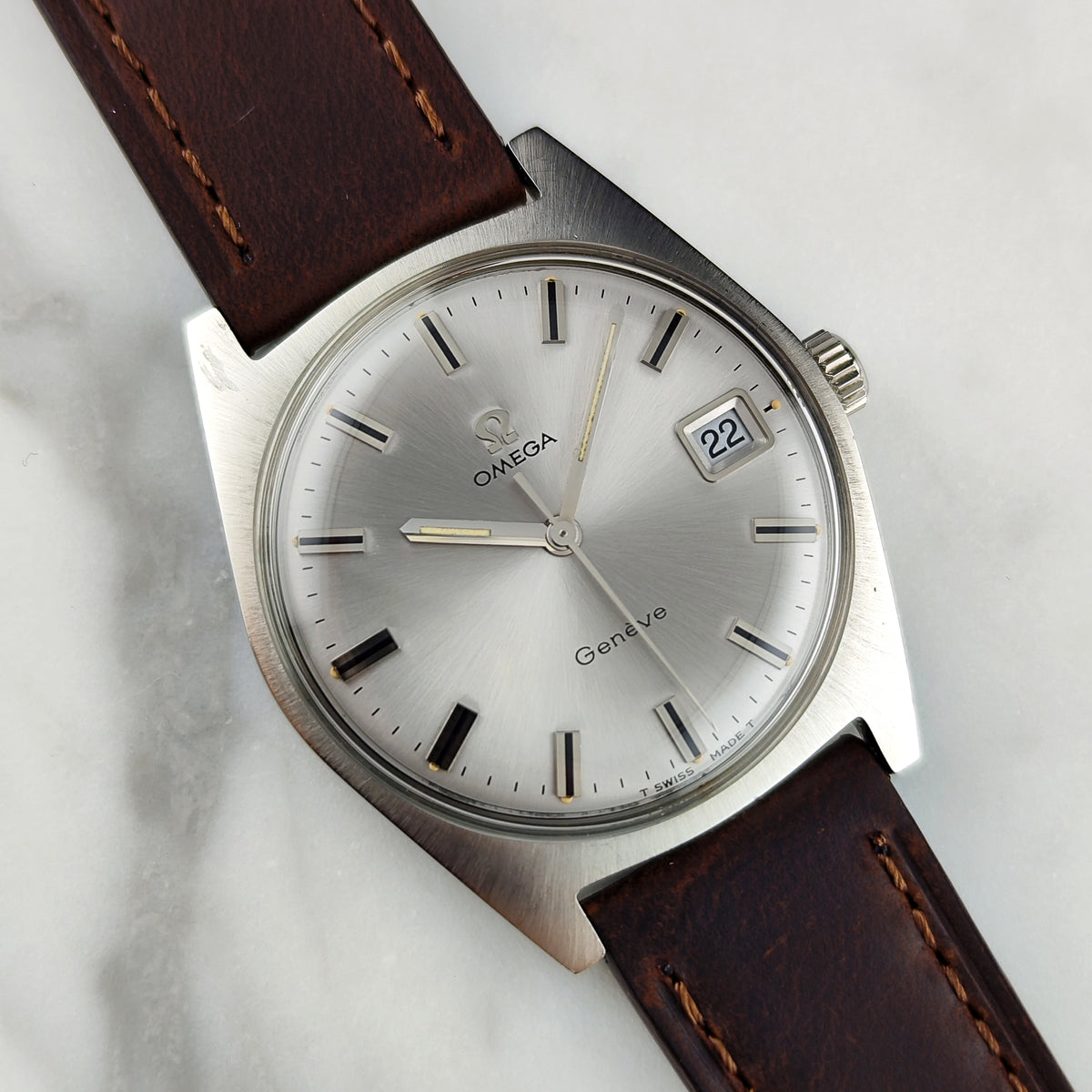 Omega Genéve Silver Dial Date Mint+ 1970 Serviced 09/2026 [REF. 136.041]