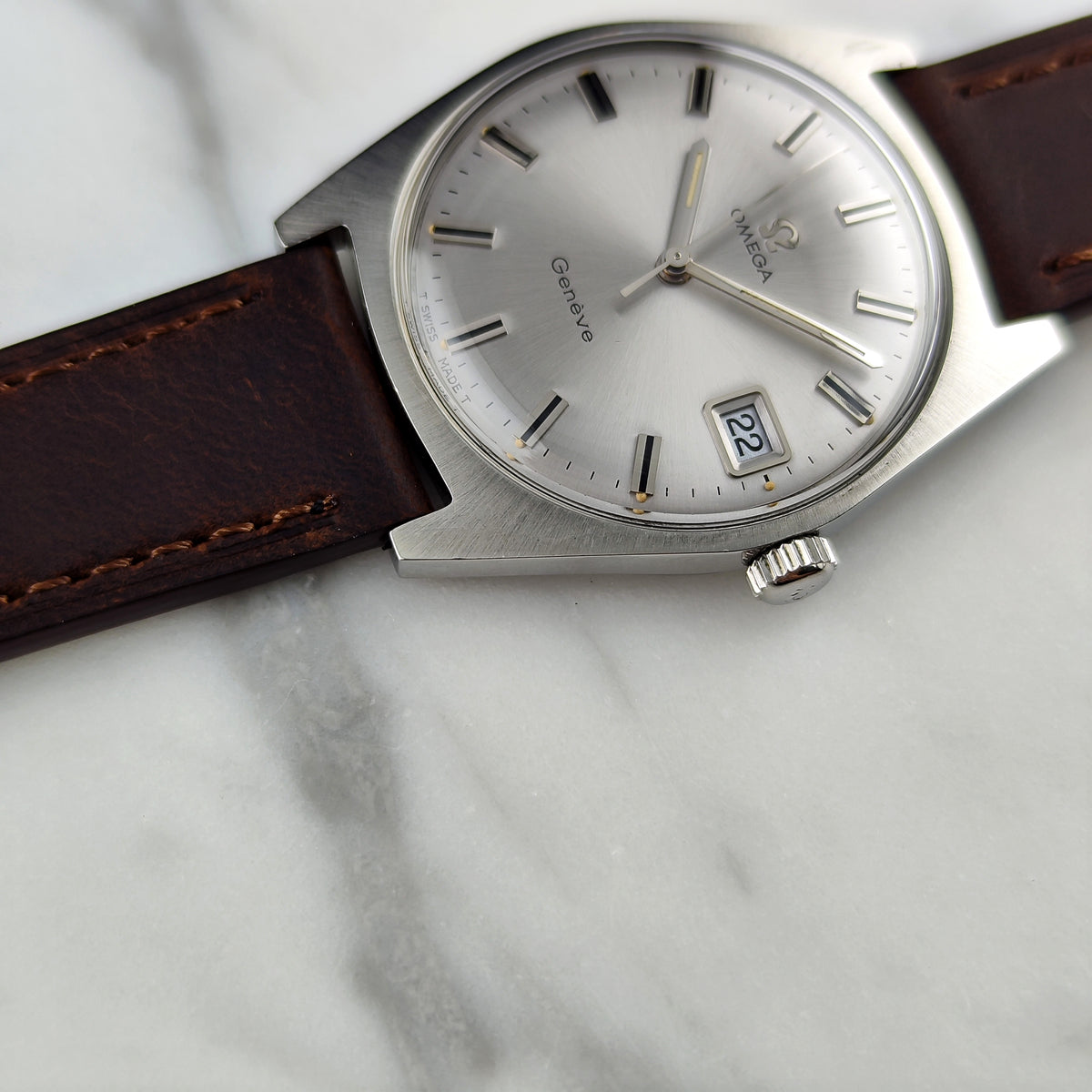 Omega Genéve Silver Dial Date Mint+ 1970 Serviced 09/2026 [REF. 136.041]