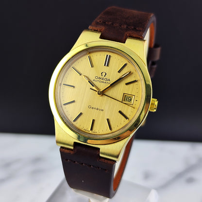 Omega Genéve Gold Dial Date 1973 [REF. 166.0173]