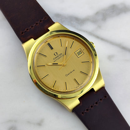 Omega Genéve Gold Dial Date 1973 [REF. 166.0173]
