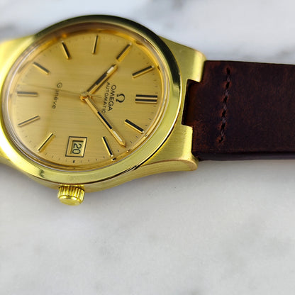 Omega Genéve Gold Dial Date 1973 [REF. 166.0173]