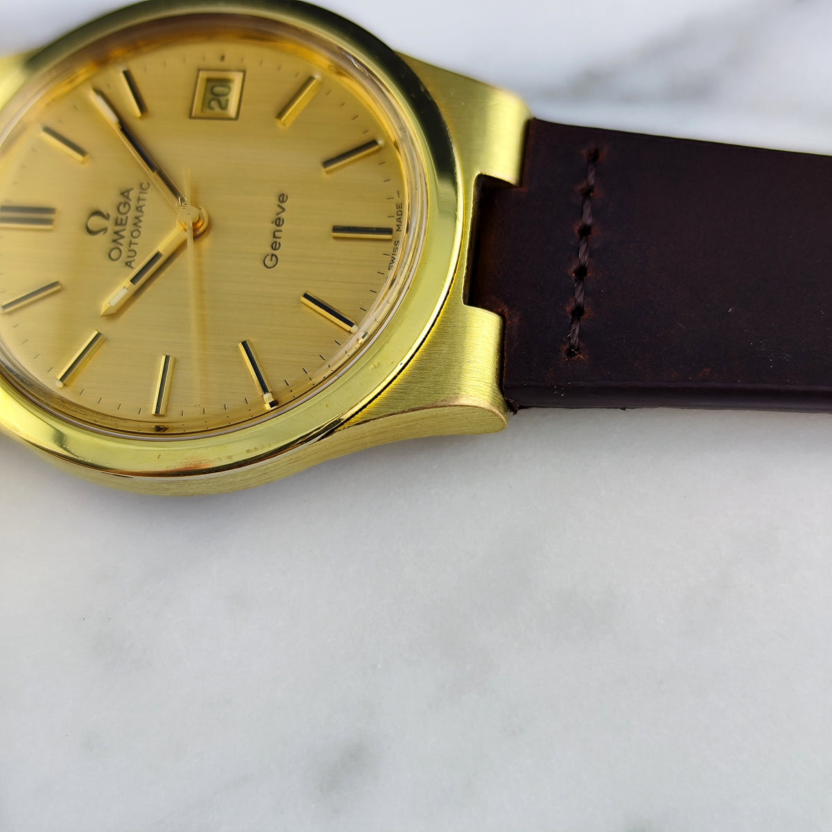 Omega Genéve Gold Dial Date 1973 [REF. 166.0173]