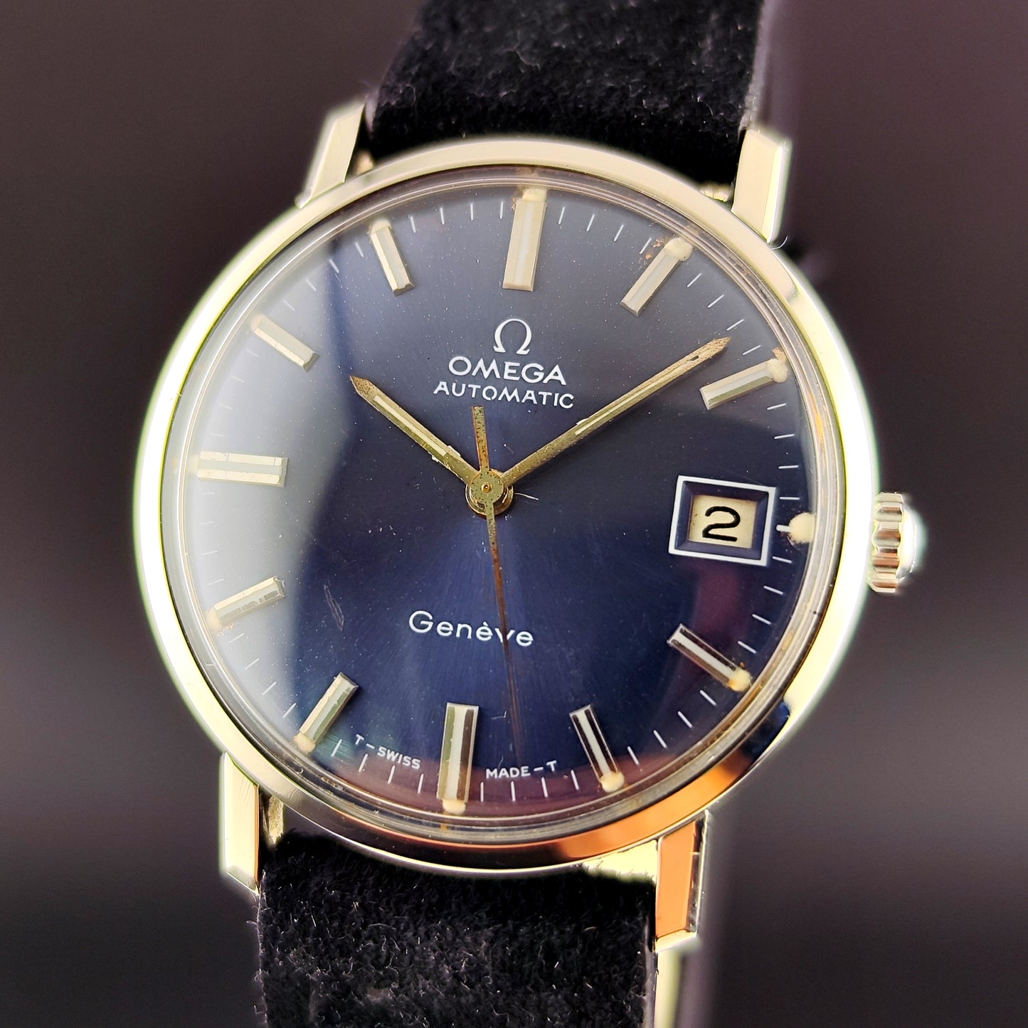 OMEGA Genève "Seamaster De Ville" Blue Dial 1964 [REF. 136.010]