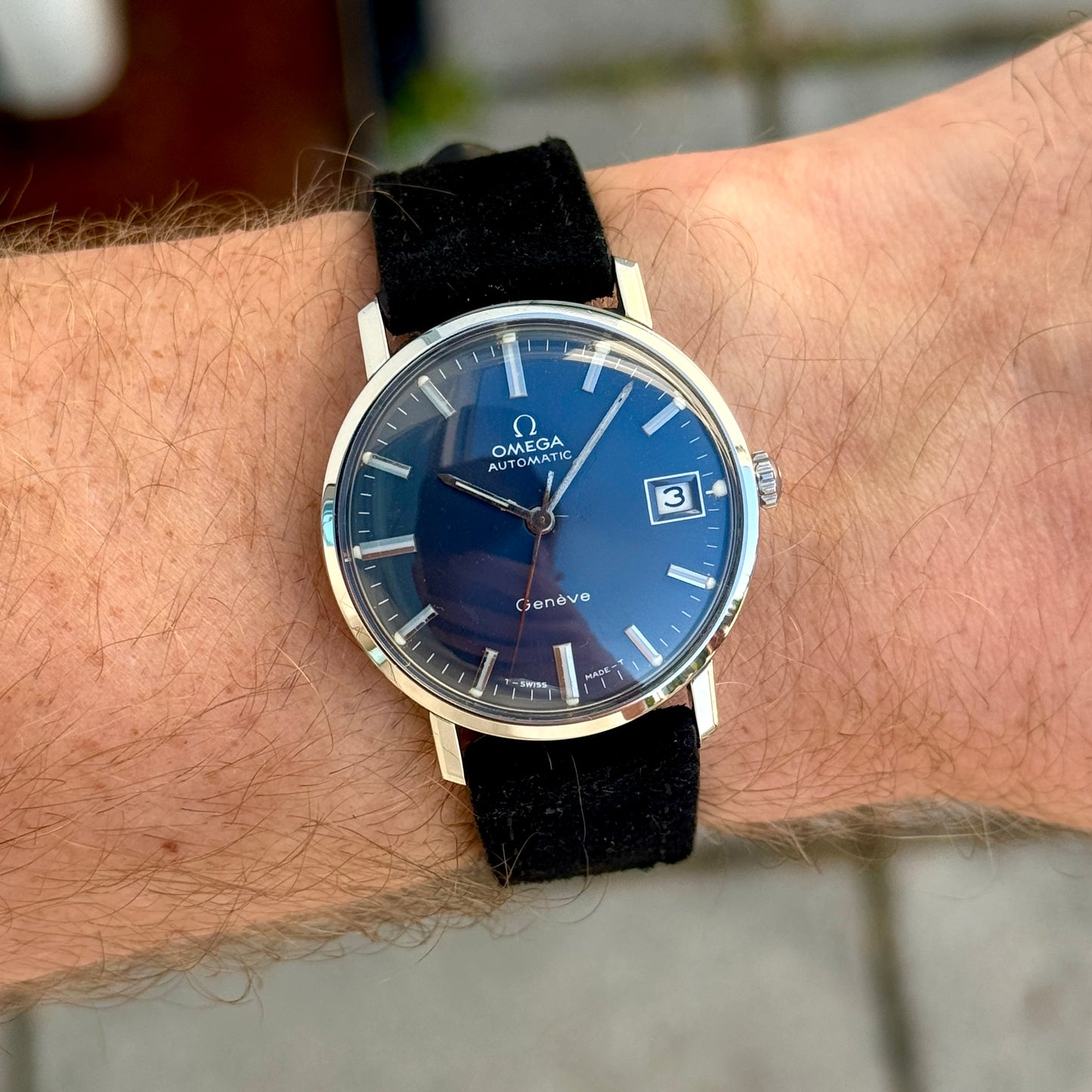 OMEGA Genève "Seamaster De Ville" Blue Dial 1964 [REF. 136.010]