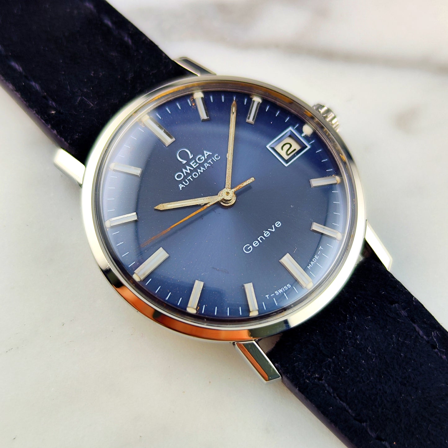 OMEGA Genève "Seamaster De Ville" Blue Dial 1964 [REF. 136.010]