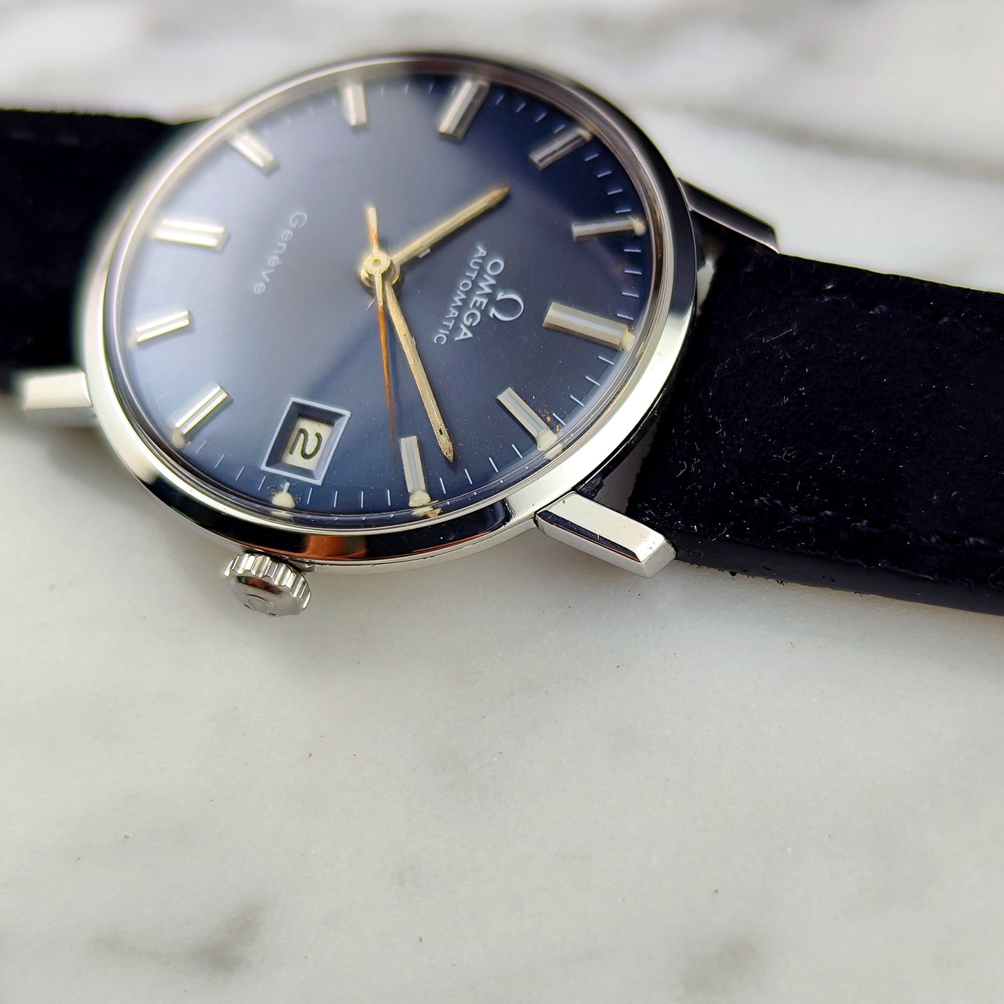 OMEGA Genève "Seamaster De Ville" Blue Dial 1964 [REF. 136.010]