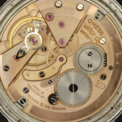 OMEGA Genéve Silver Date Mint Serviced Signed Crystal [REF. 135.070]