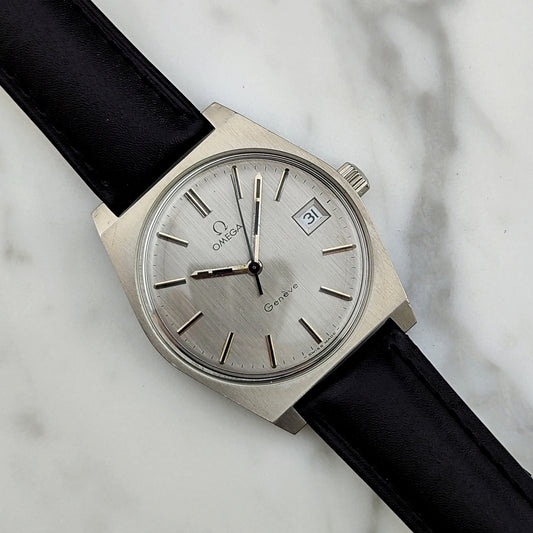 OMEGA Genéve Silver Date Serviced [REF. 136.0049]