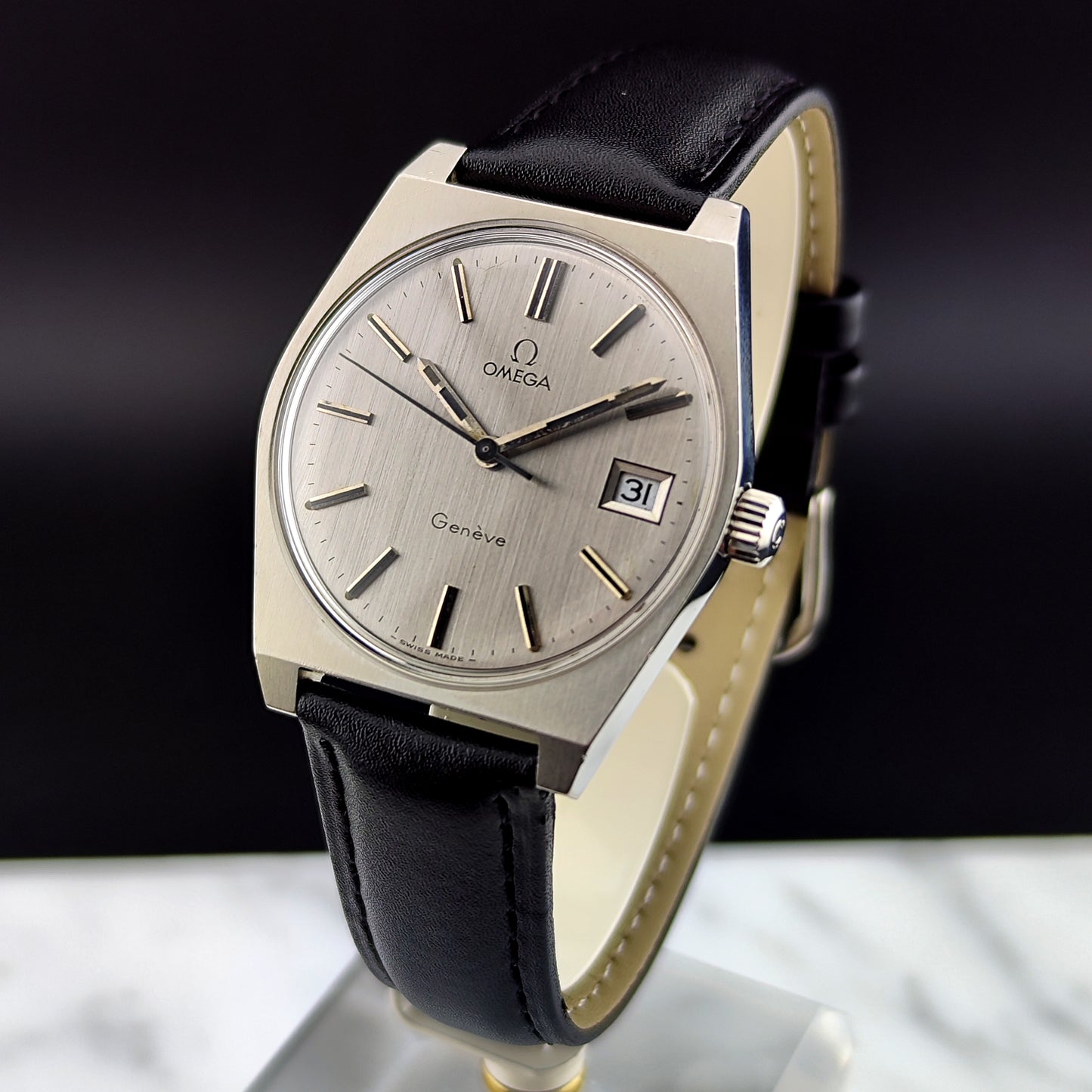 OMEGA Genéve Silver Date Serviced [REF. 136.0049]