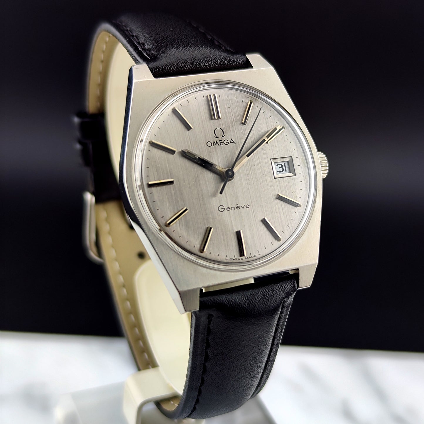 OMEGA Genéve Silver Date Serviced [REF. 136.0049]