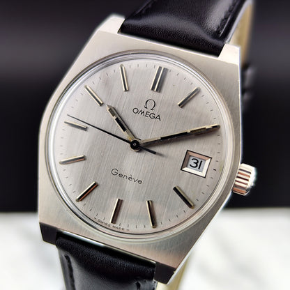 OMEGA Genéve Silver Date Serviced [REF. 136.0049]