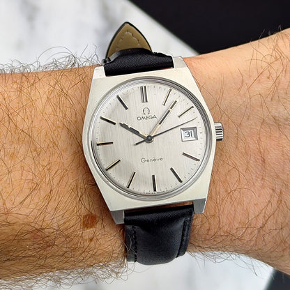 OMEGA Genéve Silver Date Serviced [REF. 136.0049]