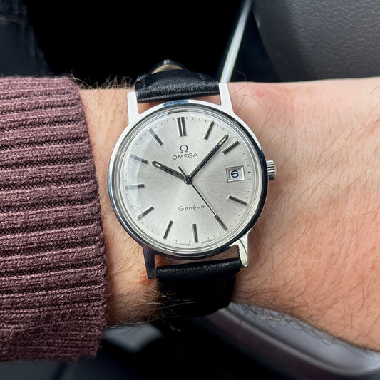 OMEGA Genéve Silver Dial Date Mint 1972 Serviced 04/2026 [REF. 136.0099]