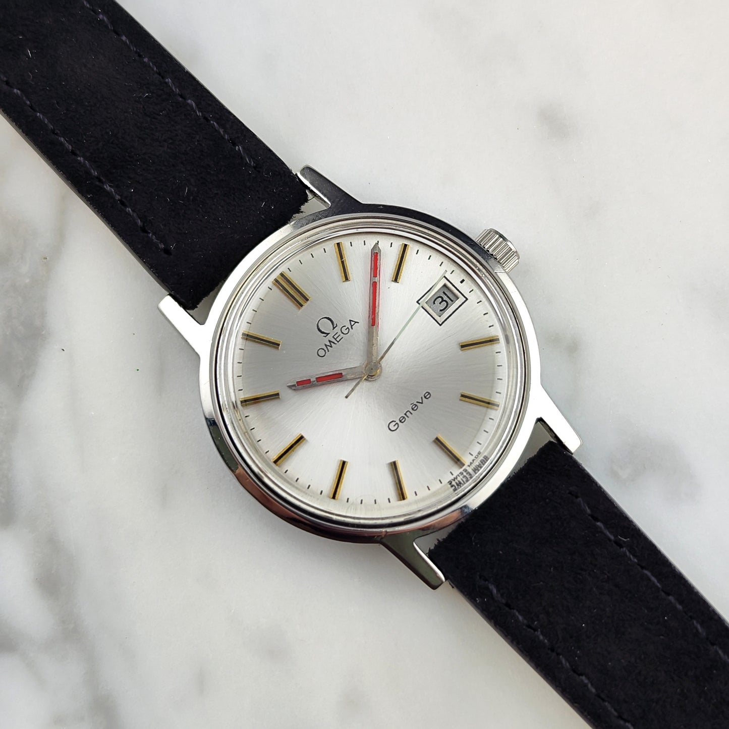 Omega Genéve Silver Dial Steel Date 1972 [REF. 136.0104]
