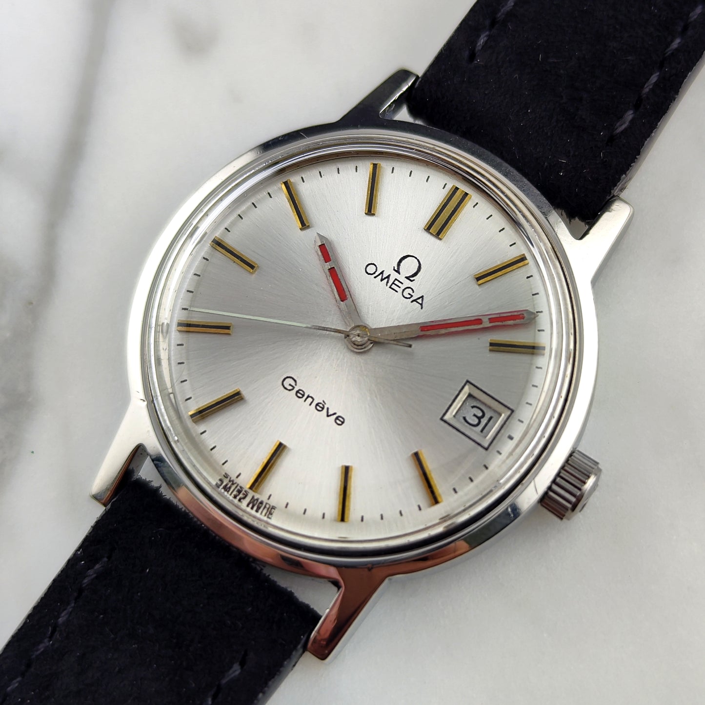 Omega Genéve Silver Dial Steel Date 1972 [REF. 136.0104]