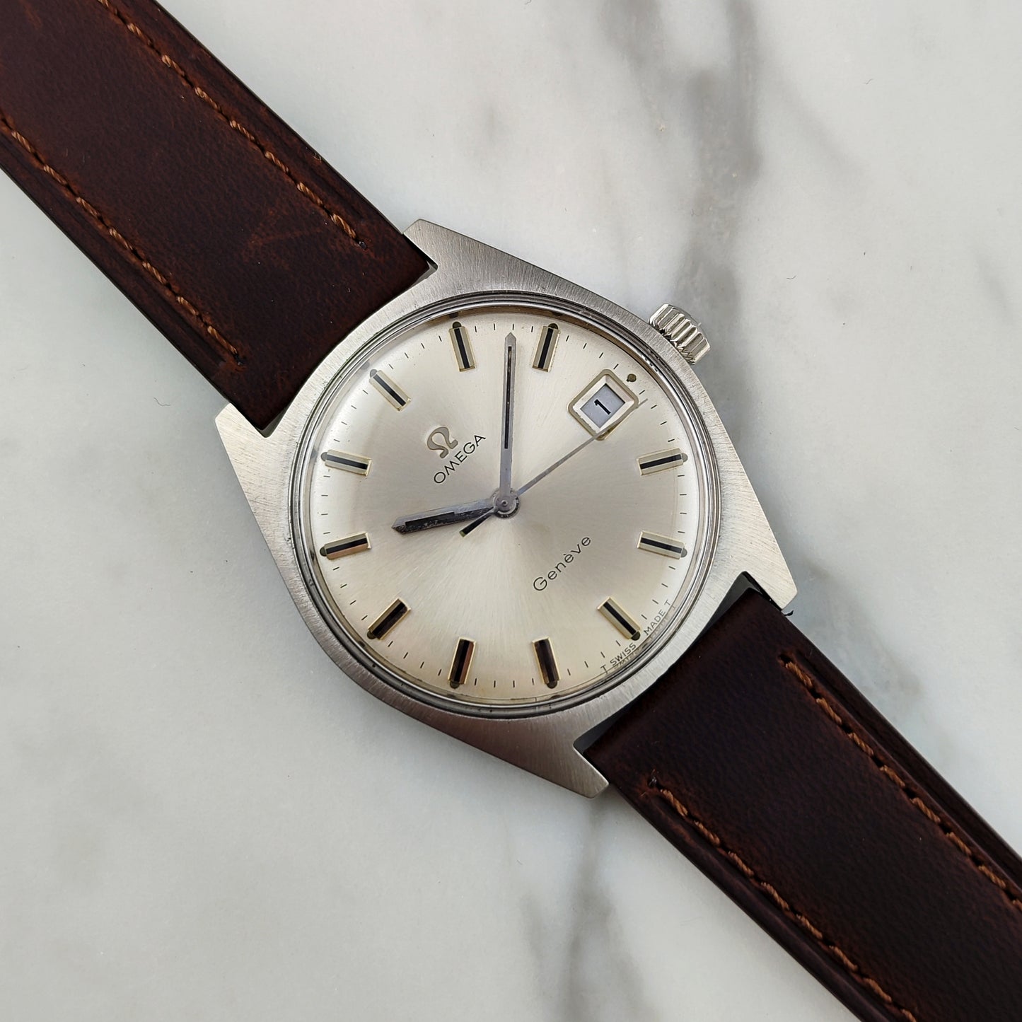 OMEGA Genéve Silver Dial Unpolished Mint+ 1969 [REF. 136.041]