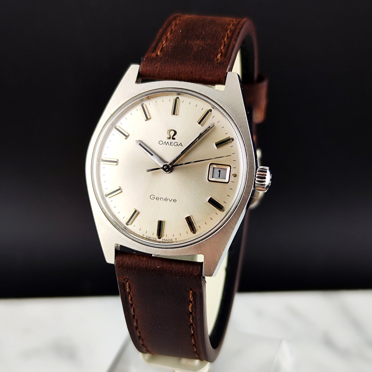 OMEGA Genéve Silver Dial Unpolished Mint+ 1969 [REF. 136.041]