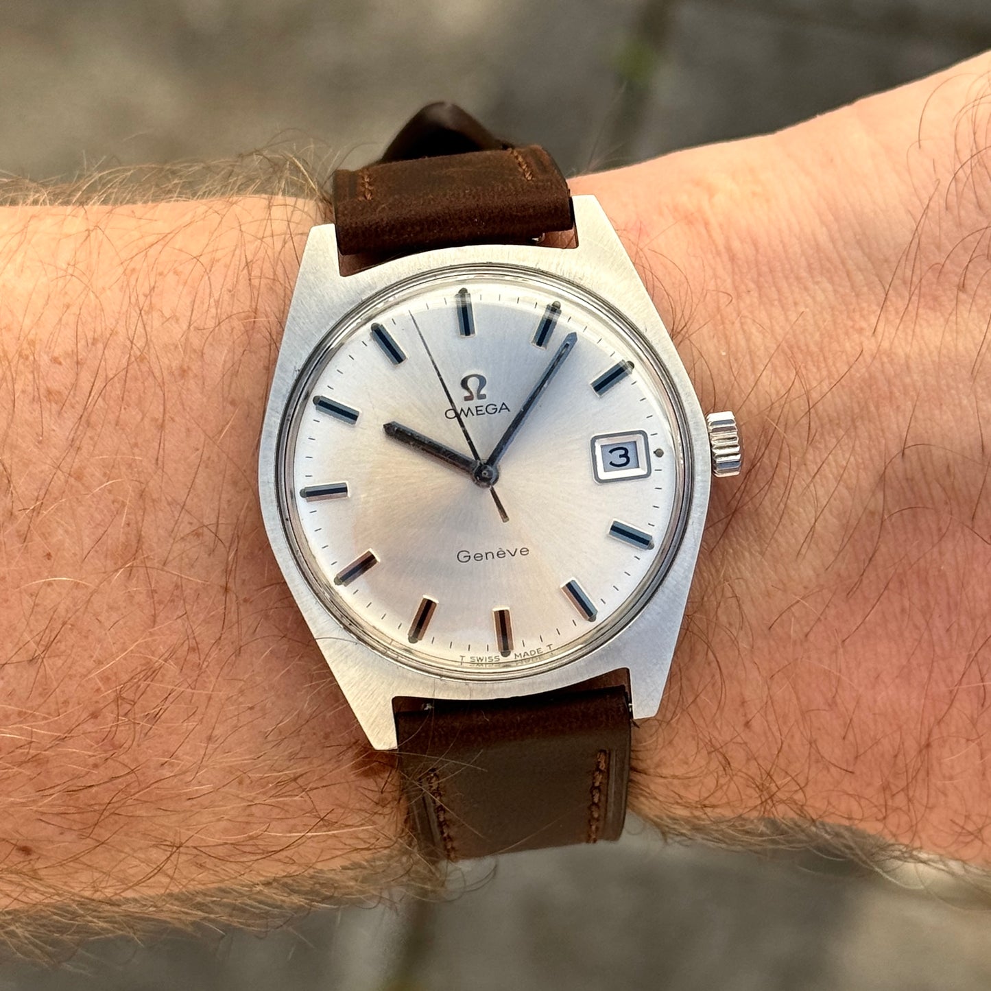 OMEGA Genéve Silver Dial Unpolished Mint+ 1969 [REF. 136.041]
