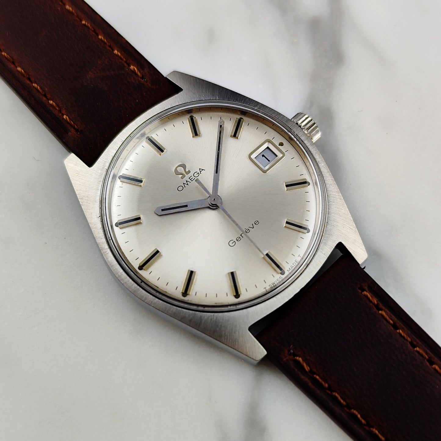 OMEGA Genéve Silver Dial Unpolished Mint+ 1969 [REF. 136.041]