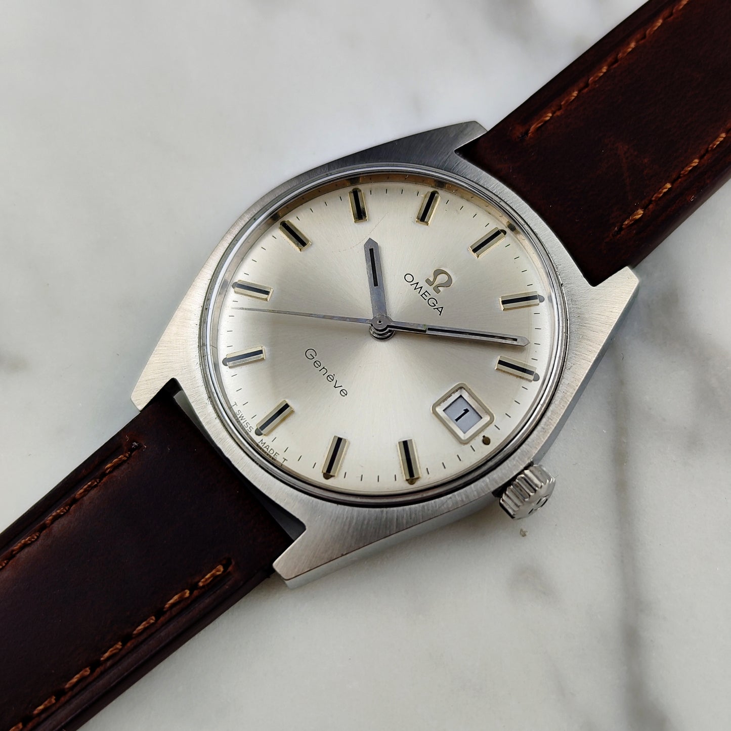 OMEGA Genéve Silver Dial Unpolished Mint+ 1969 [REF. 136.041]
