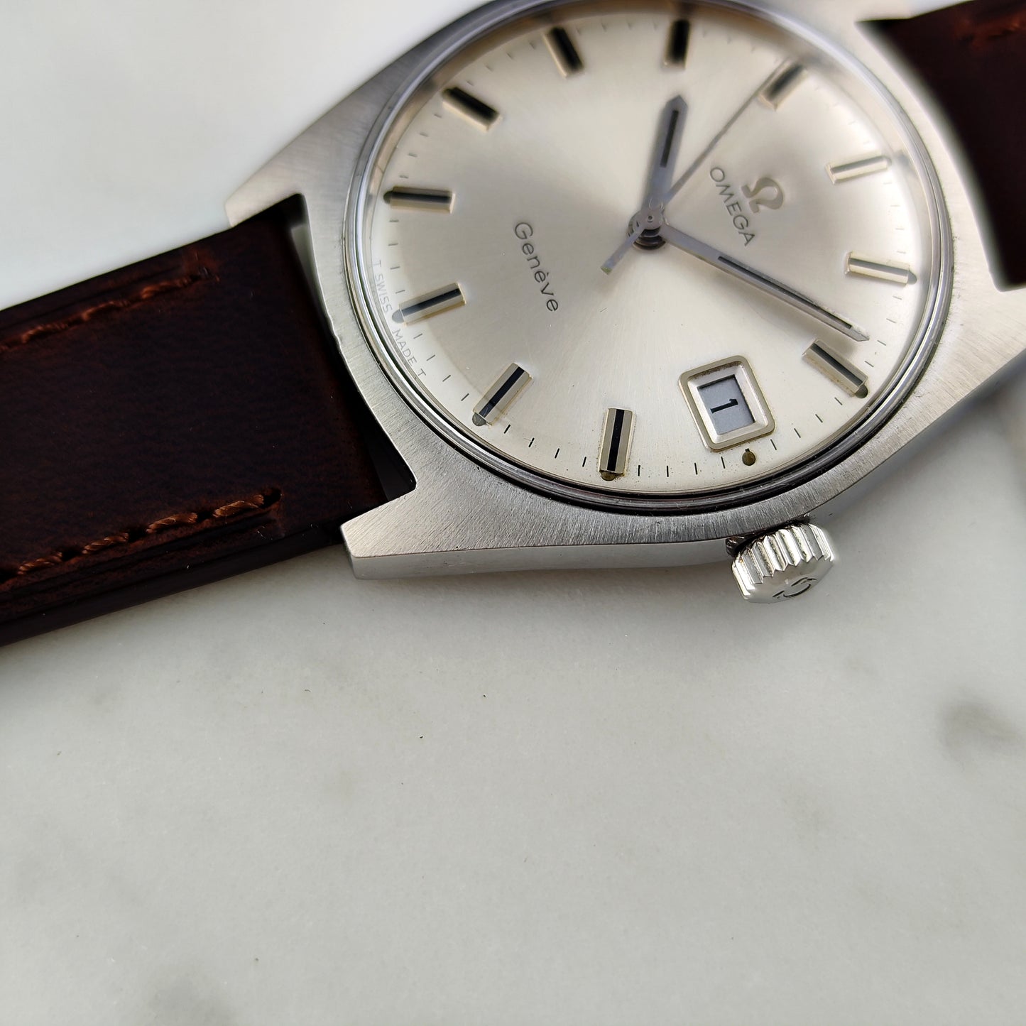 OMEGA Genéve Silver Dial Unpolished Mint+ 1969 [REF. 136.041]