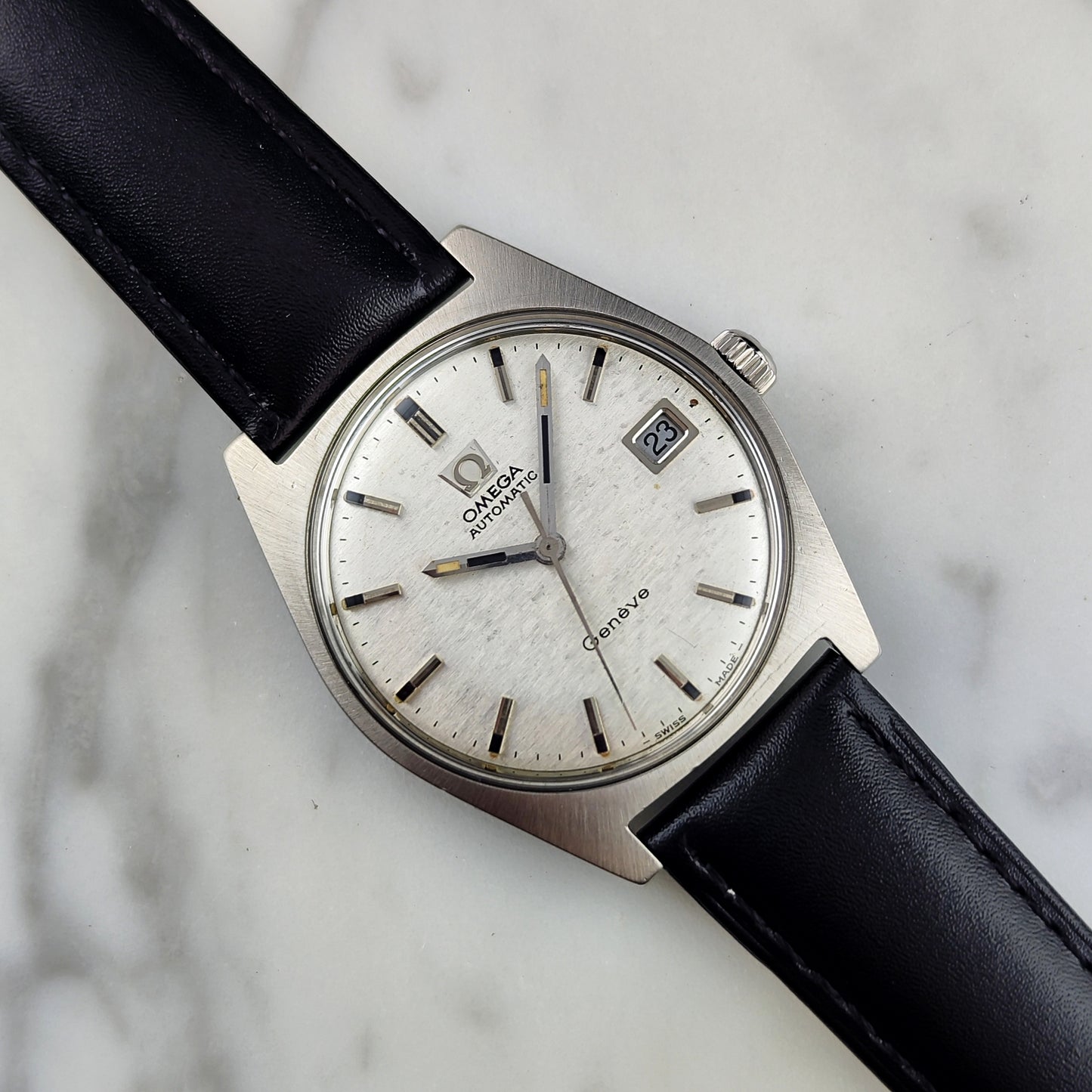 OMEGA Genéve Silver Mosaic Dial 1970 [REF. 166.041]