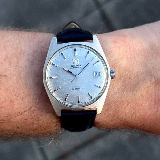 OMEGA Genéve Silver Mosaic Dial 1970 [REF. 166.041]