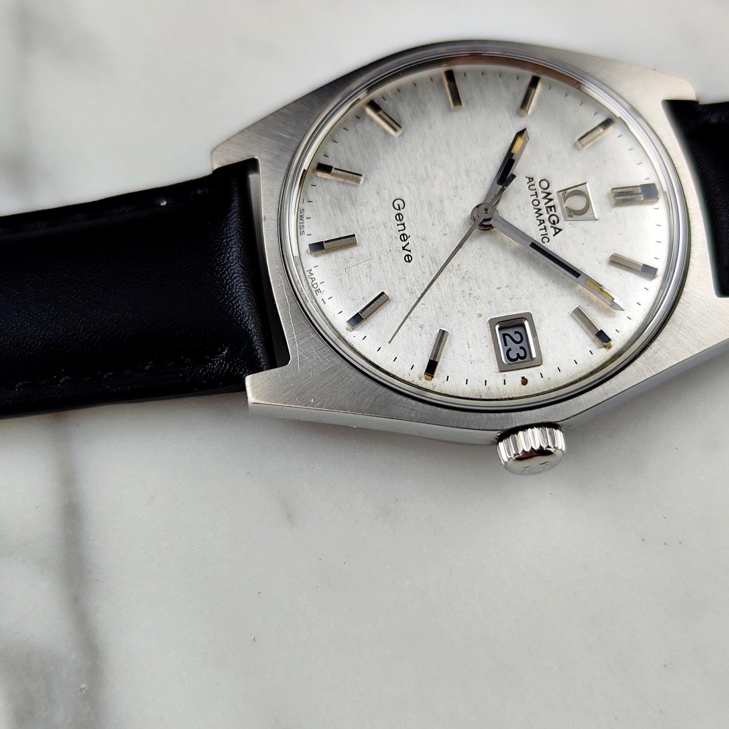 OMEGA Genéve Silver Mosaic Dial 1970 [REF. 166.041]