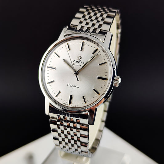 OMEGA Genéve Silver Rare Türler Edition 1969 with Box [REF. 135.070]