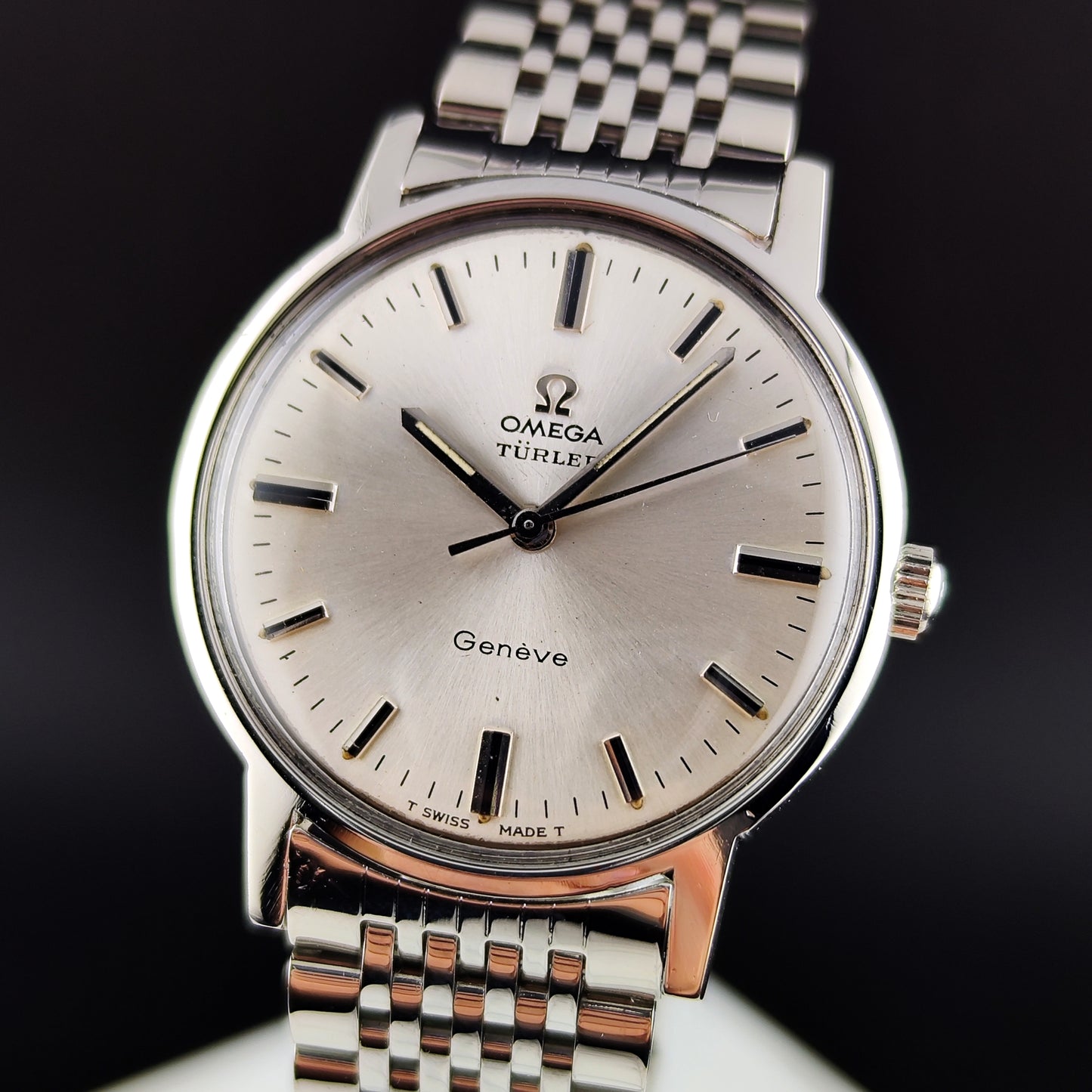 OMEGA Genéve Silver Rare Türler Edition 1969 with Box [REF. 135.070]