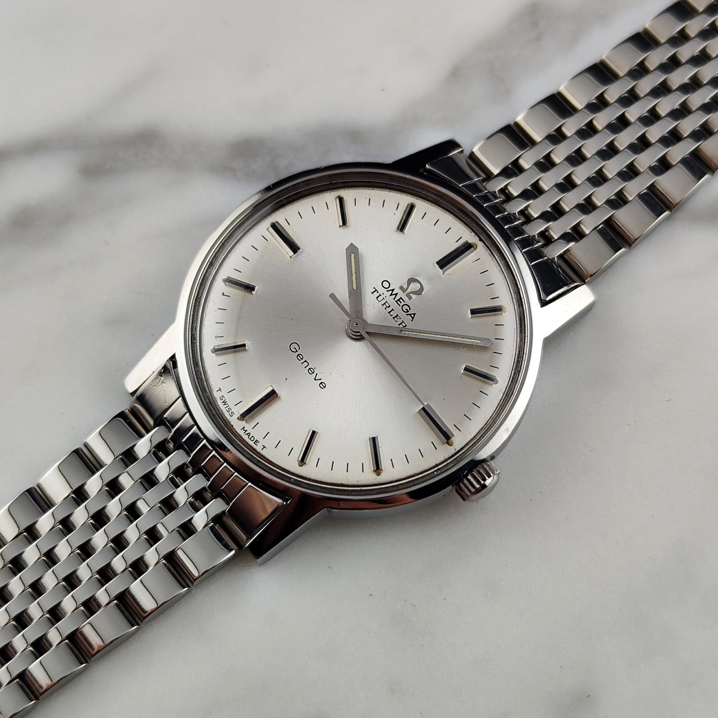 OMEGA Genéve Silver Rare Türler Edition 1969 with Box [REF. 135.070]