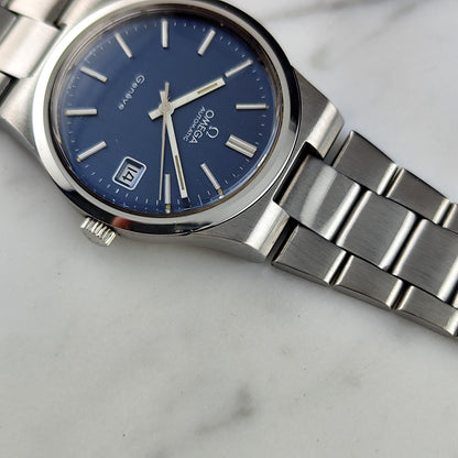 OMEGA Genéve Steel Blue Dial 1973 Serviced 05/2026 [REF. 166.0173]