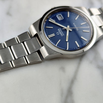 OMEGA Genéve Steel Blue Dial 1973 Serviced 05/2026 [REF. 166.0173]
