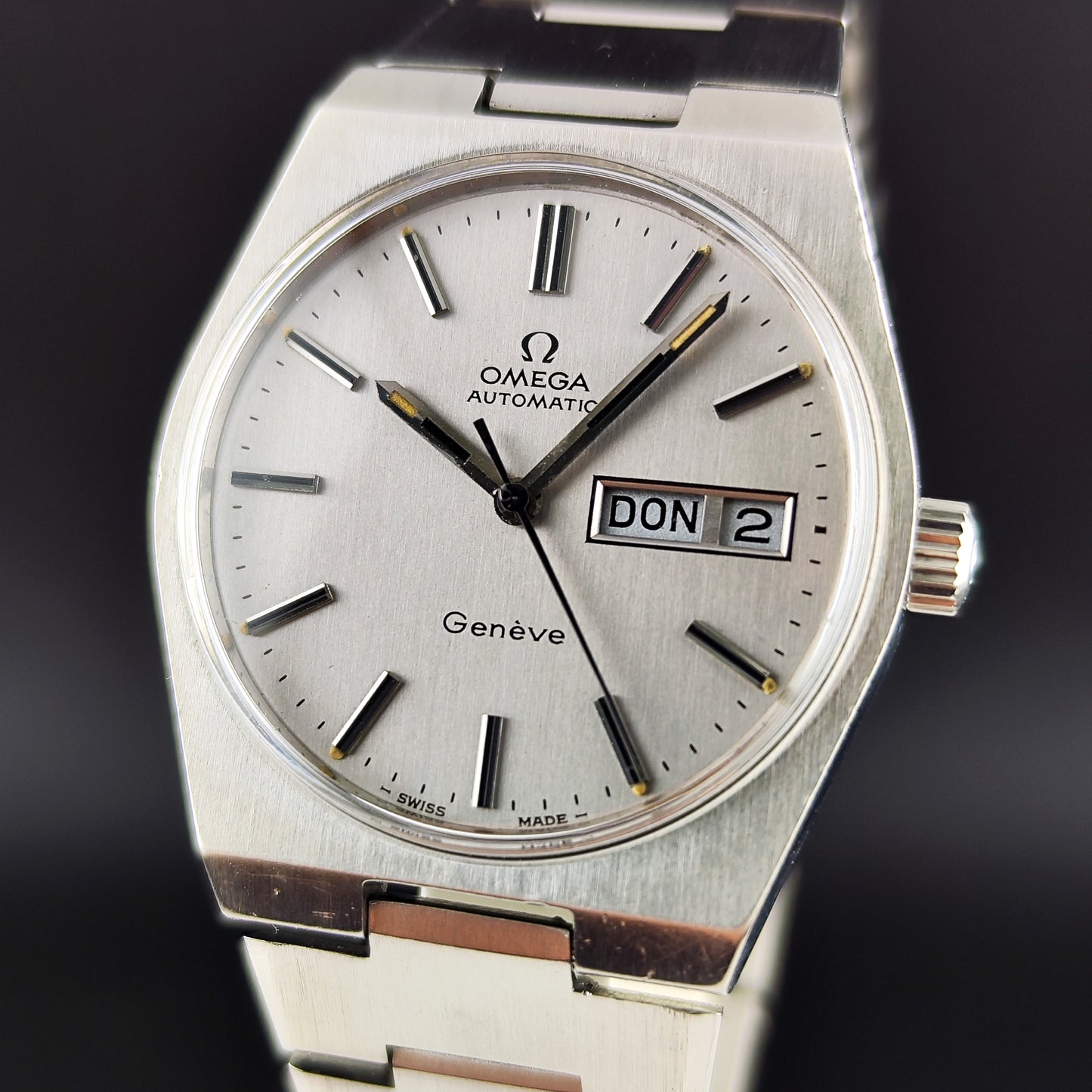 OMEGA Genéve Steel Extreme Rare Spec 1973 [REF. 166.0125]